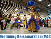Eröffnung des neuen Reisemarktes am Münchner Flughafen: tropisches Urlaubsfeeling mit abwechslungsreichem Programm am 25.05.2014 (©Foto: Martin Schmitz)
